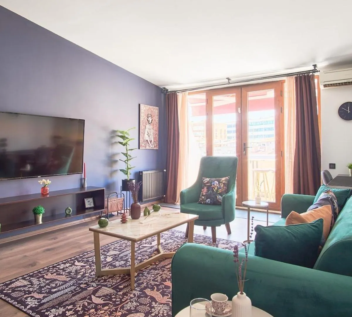 이스탄불 Cozy Penthouse With The Balcony 아파트
